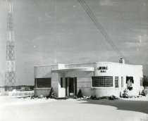 WINC radio station, winter, 19